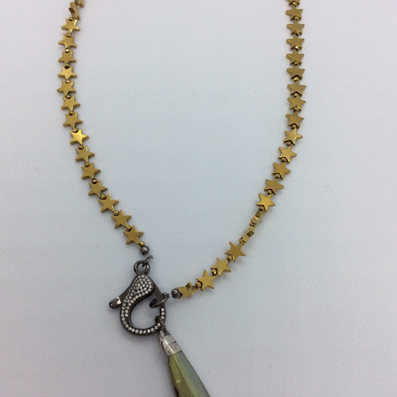 Hematite Star Necklace - Picture 3 of 3